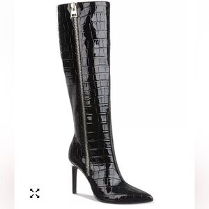 INC Knee High Boots size 9 Wide Calf NIB